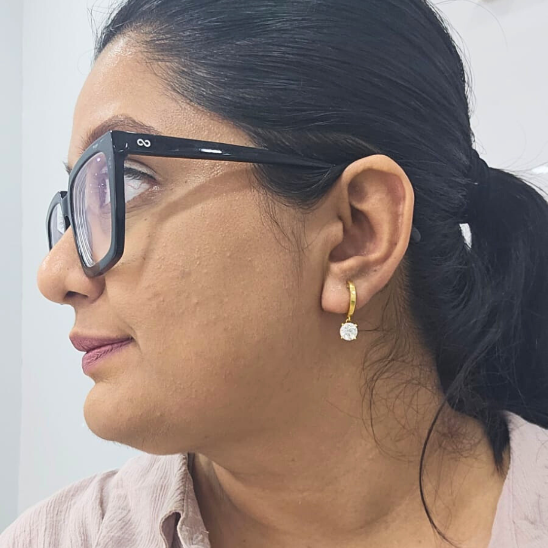 Lalita Earrings Moissanite Lab diamond by Vai Ra