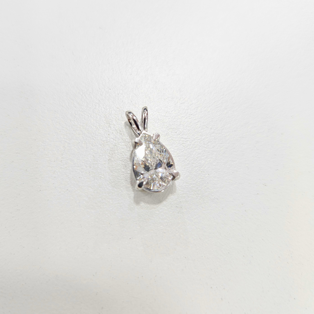 Pear Solitaire Pendant- 2.39 CT