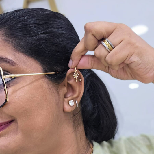 Zinnia Moissanite Bugadi by Vai Ra