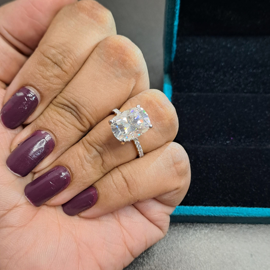 Larisa Moissanite Ring (5.12 CT)