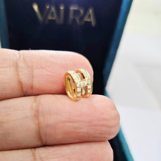 Personalized Alphabet Pedant in Moissanite and Lab Diamond by Vai Ra