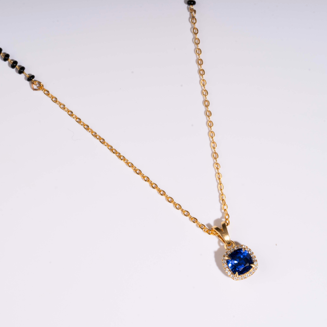 Sapphire Mangalsutra by Vai Ra