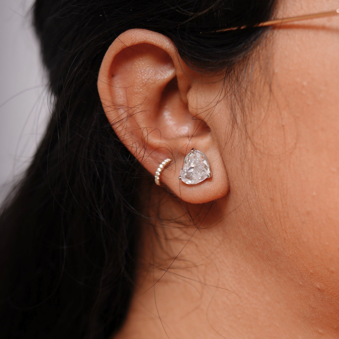 Pave Diamond piercings by Vai RA