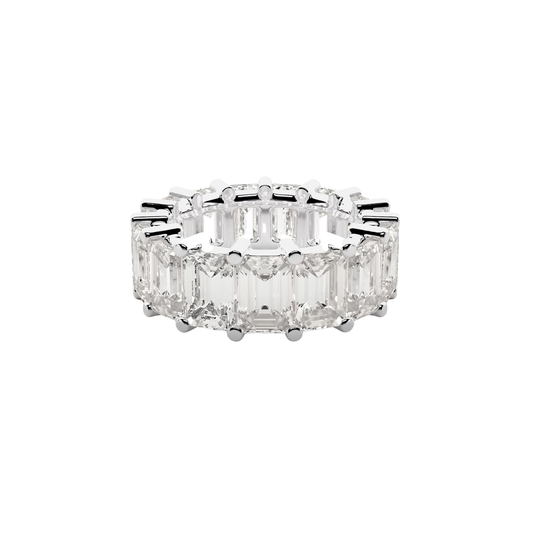 Emerald Eternity Ring - 13.16 CT
