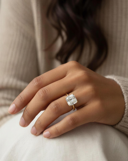 Anvi Statement Ring (6.8 CT in 14KT Gold)