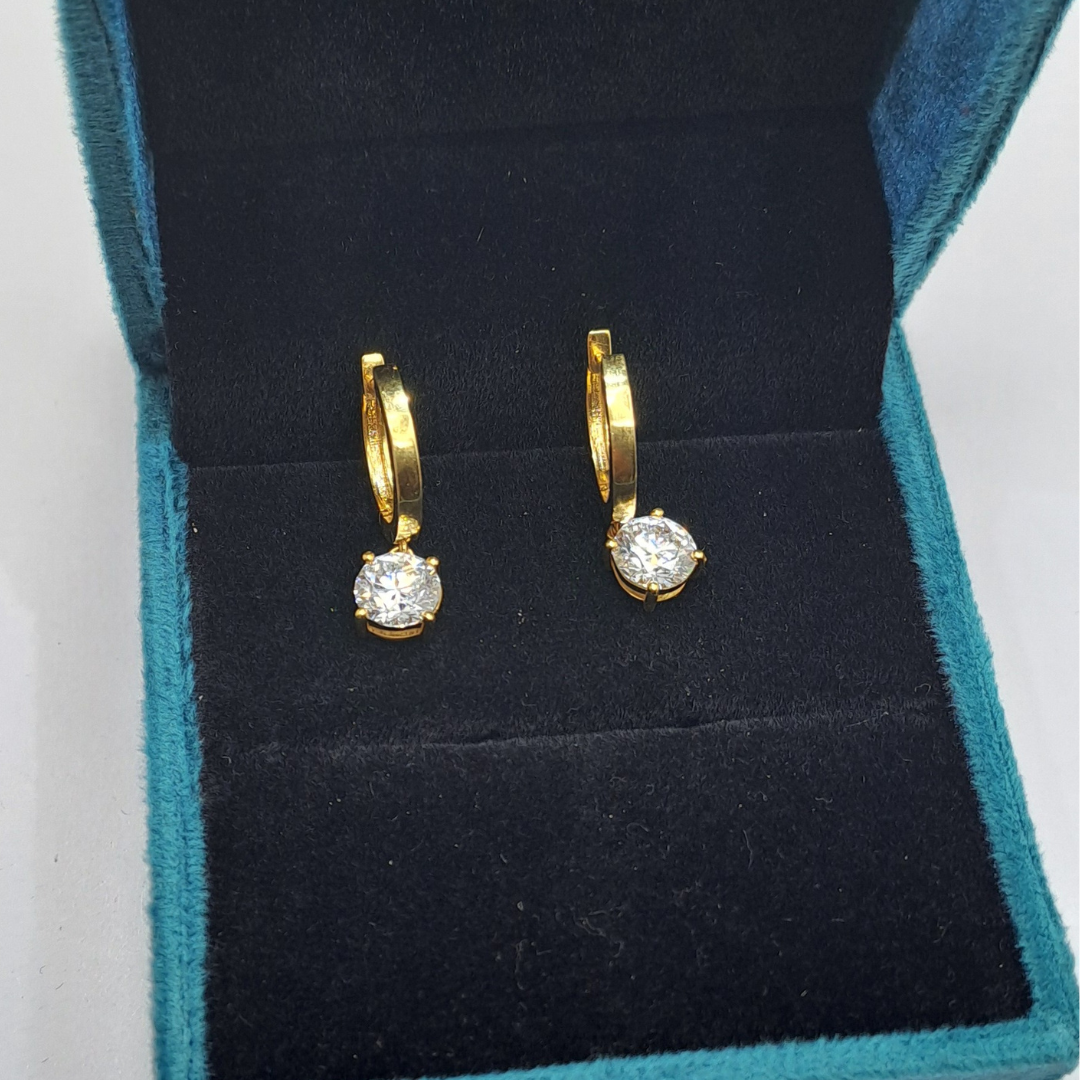 Lalita Earrings Moissanite Lab diamond by Vai Ra