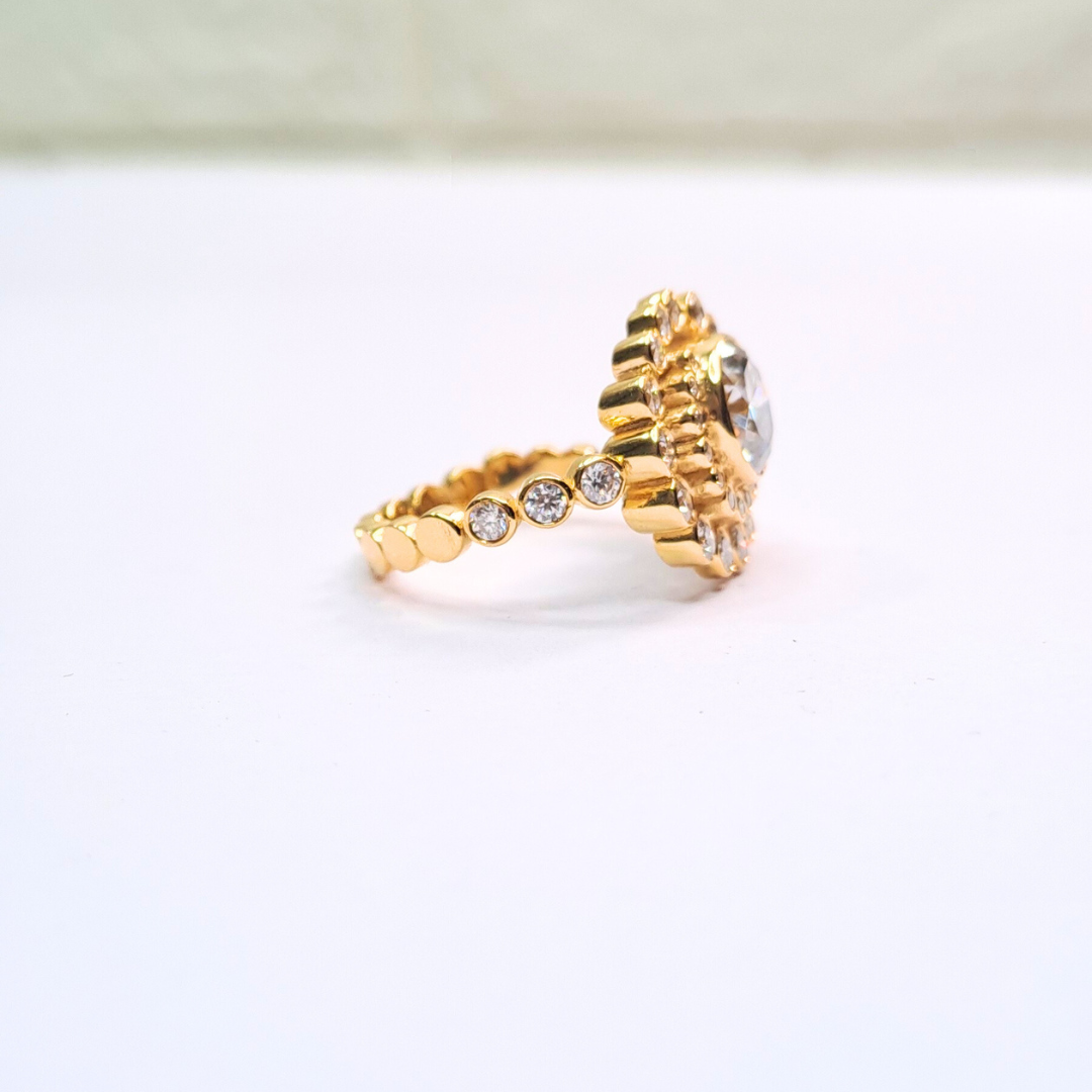 Sea shell Ring (1.5 CT)