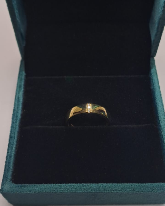 Ursa Men's Band in Moissanite and Diamond by Vai Ra