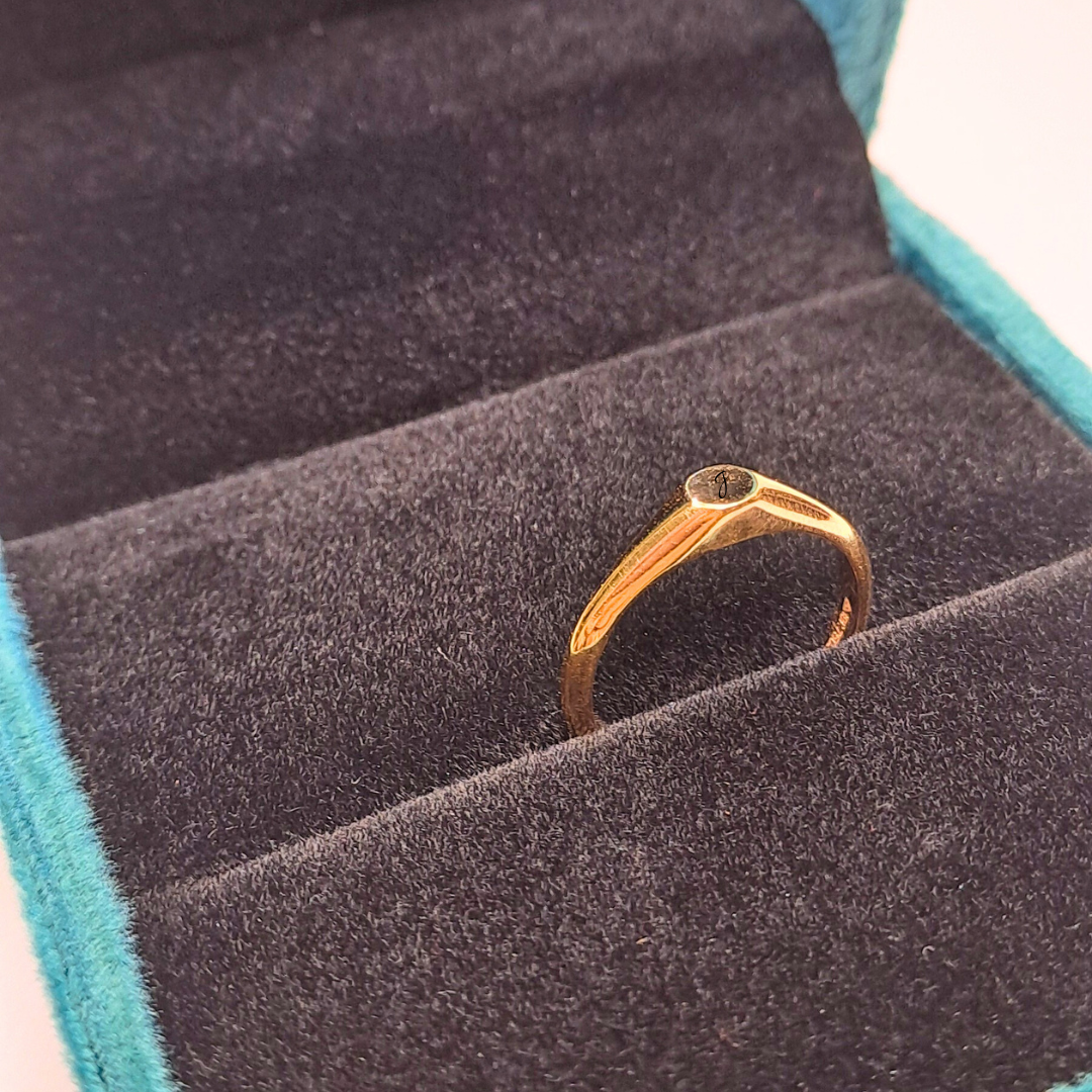 Personalized Signet Ring by Vai Ra