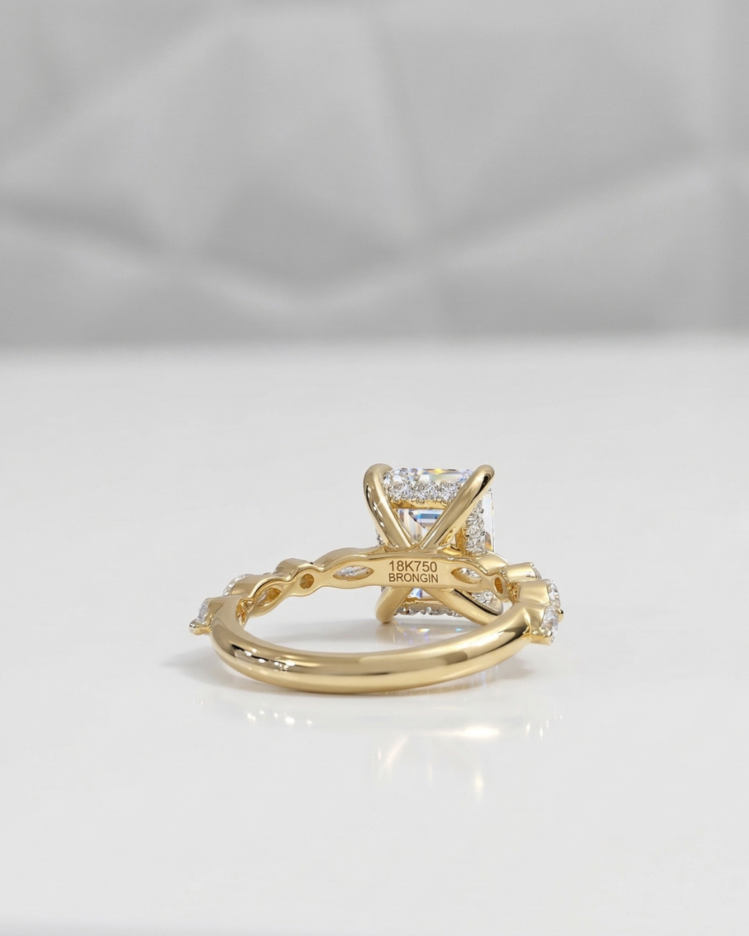 Ziya 3.5 CT Radiant cut engagement ring by Vai Ra