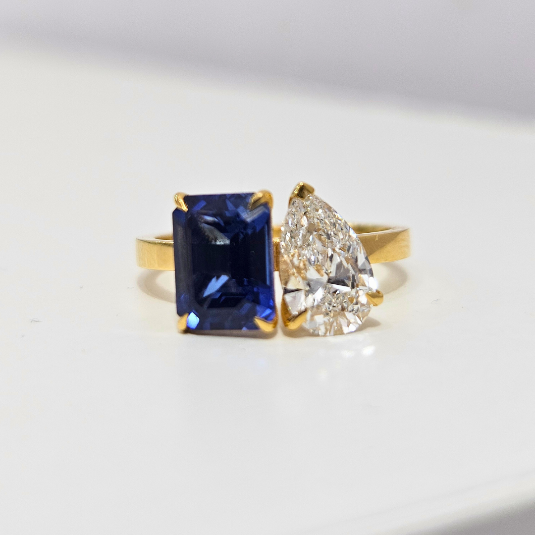 Shyama Toi Et Moi Ring (Blue Sapphire)