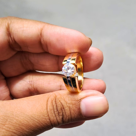 Chyron Diamond Solitaire Ring by Vai Ra