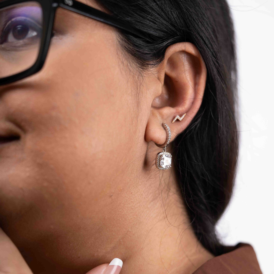 Diamond Bolt Multipiercing Earrings