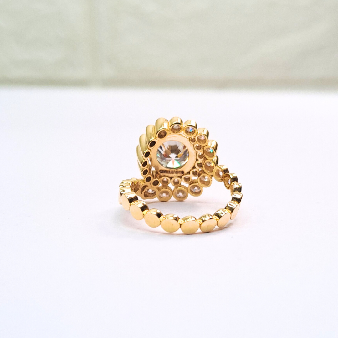 Sea shell Ring (1.5 CT)