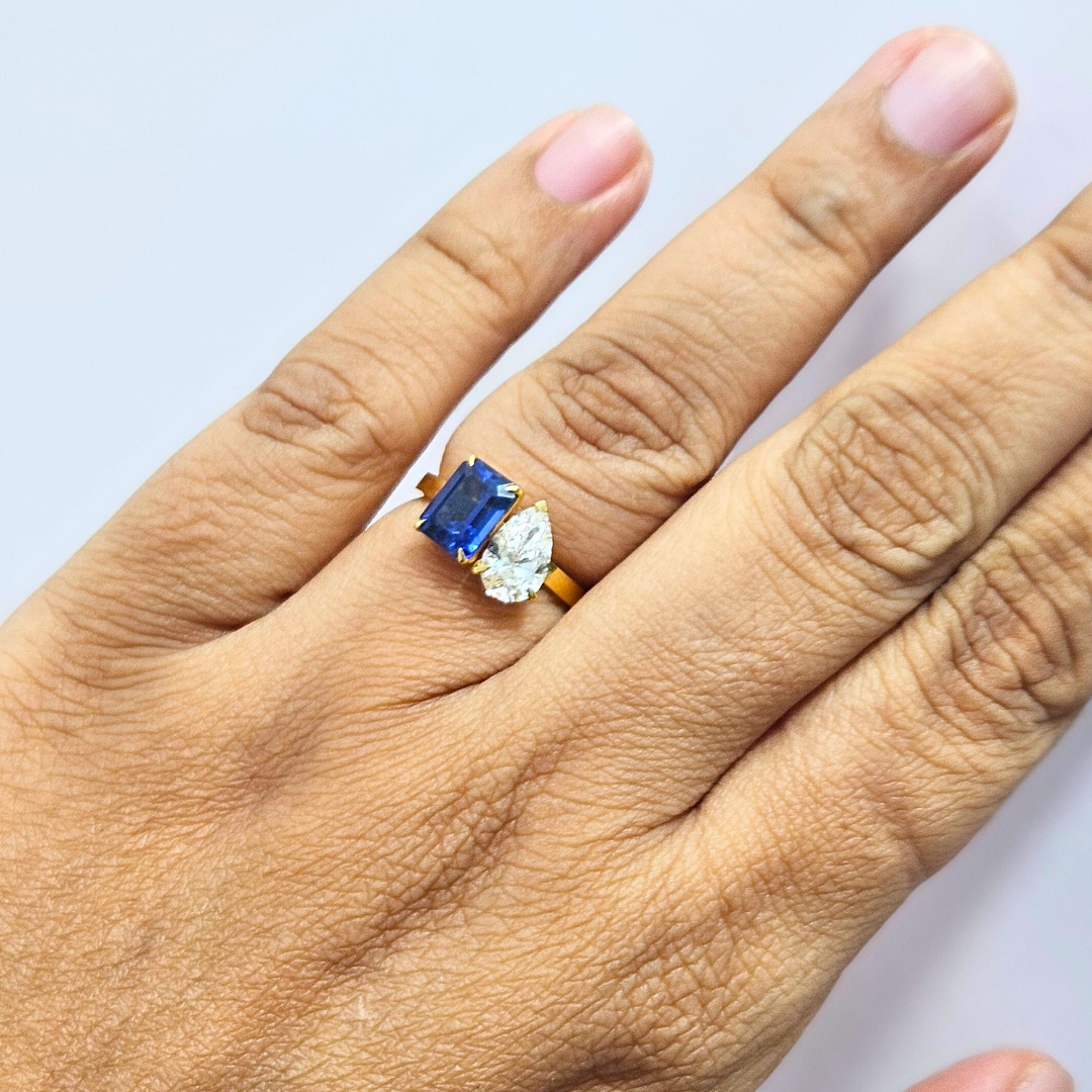 Shyama Toi Et Moi Ring (Blue Sapphire)