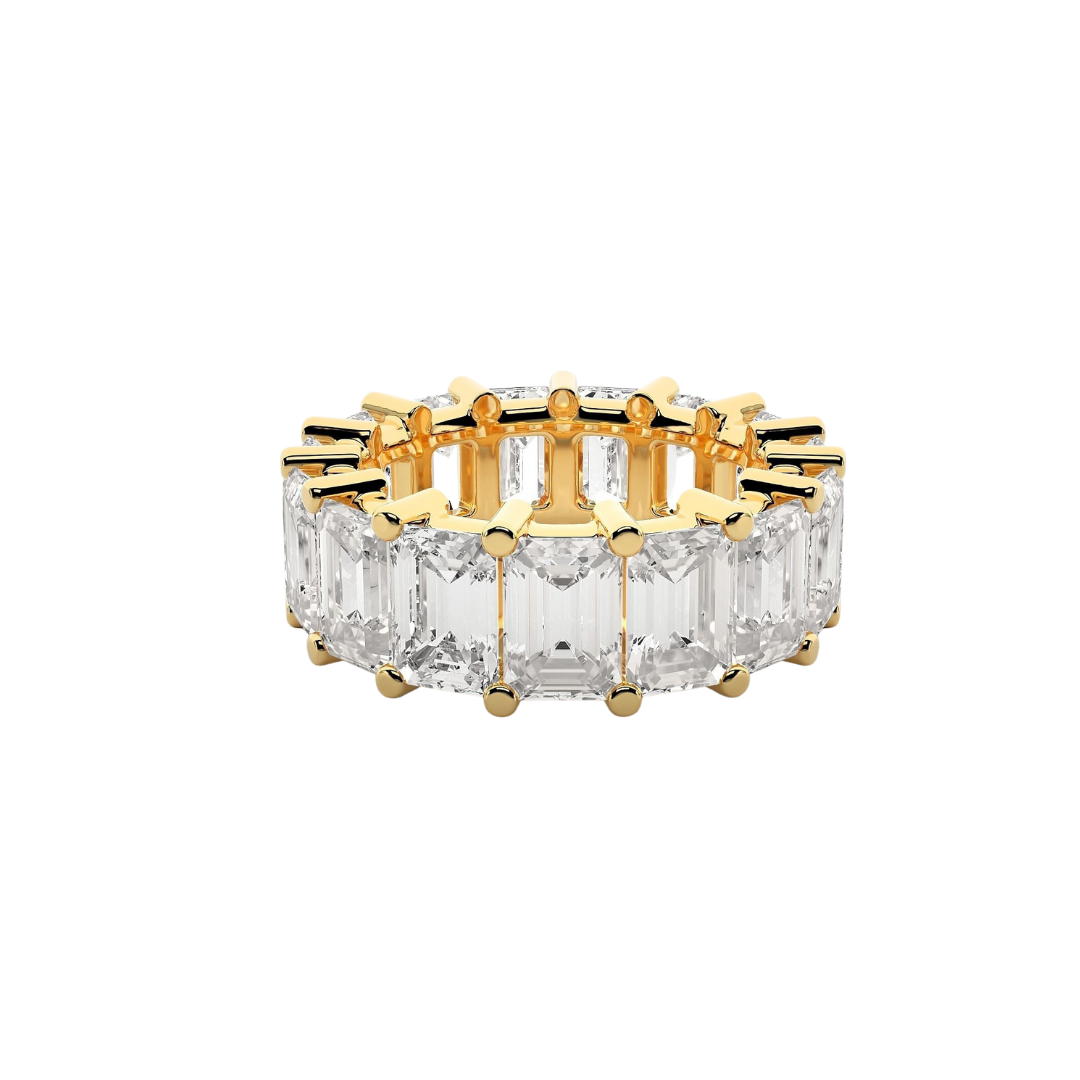Emerald Eternity Ring - 13.16 CT
