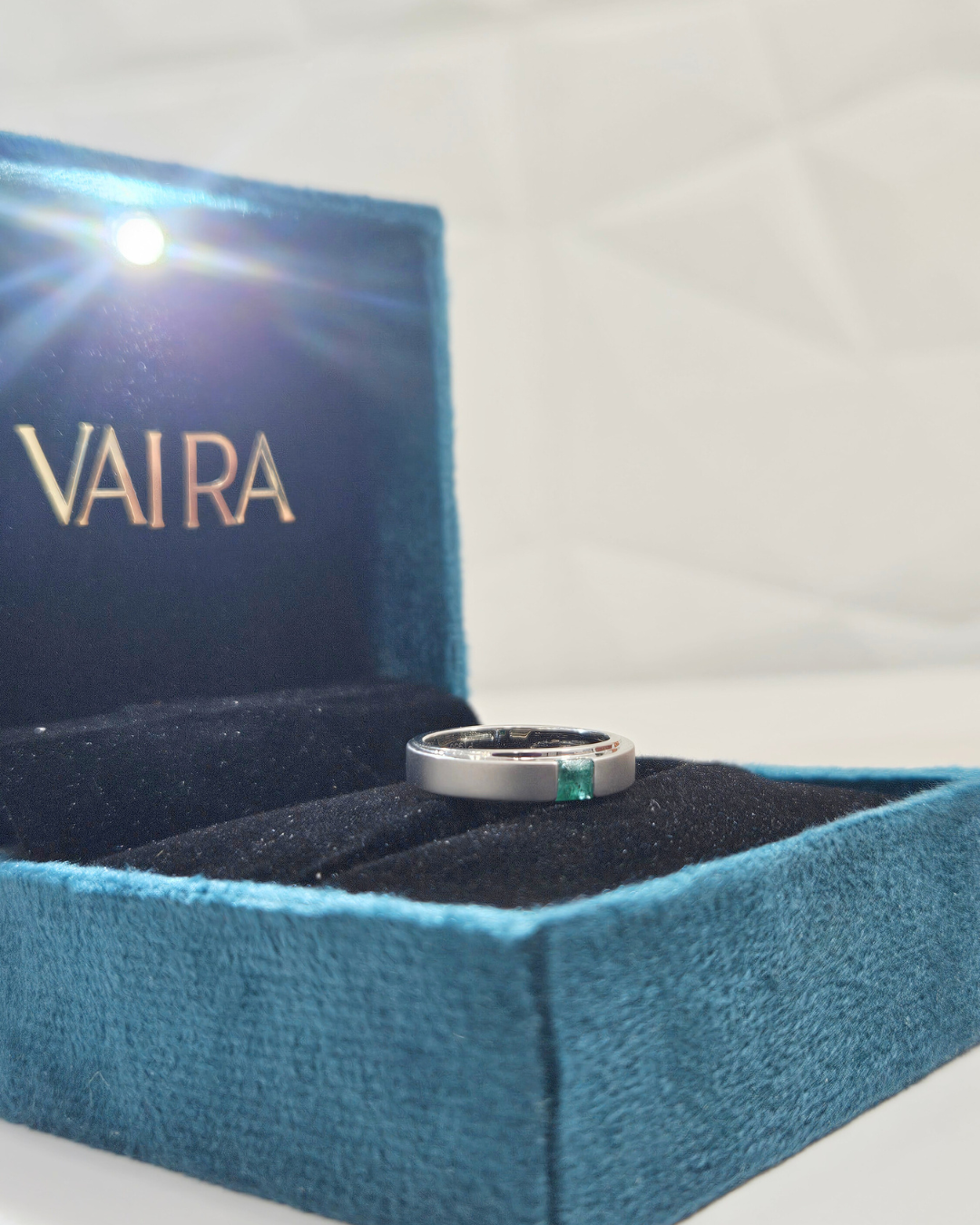 Veritas Men's Platinum Ring 0.33 CT by Vai Ra
