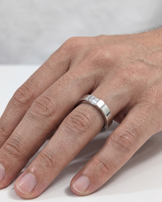 Men diamond engagement ring