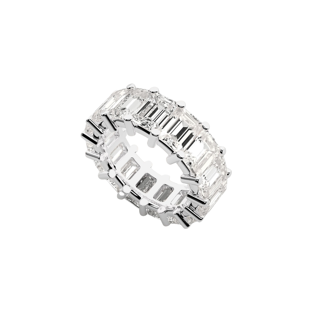 Emerald Eternity Ring - 13.16 CT