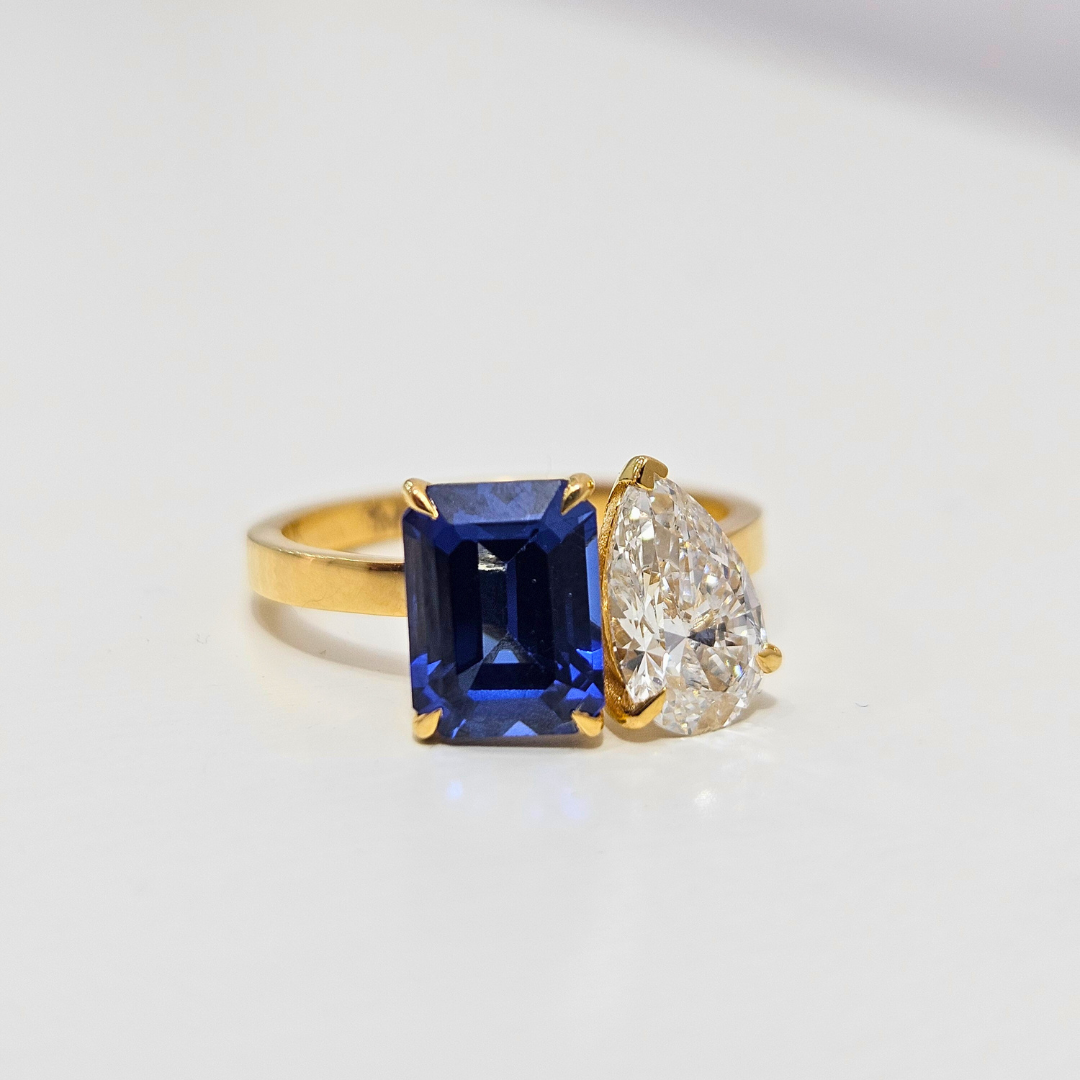 Shyama Toi Et Moi Ring (Blue Sapphire)