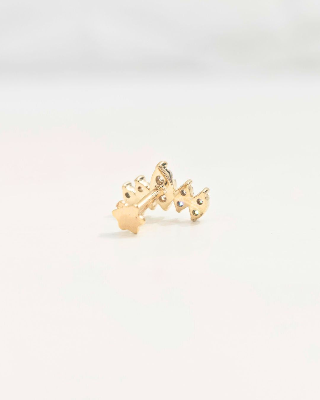 Lotus Cluster Helix Piercing Earring