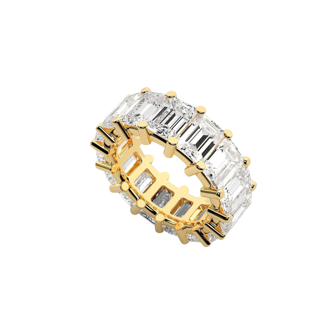 Emerald Eternity Ring - 13.16 CT