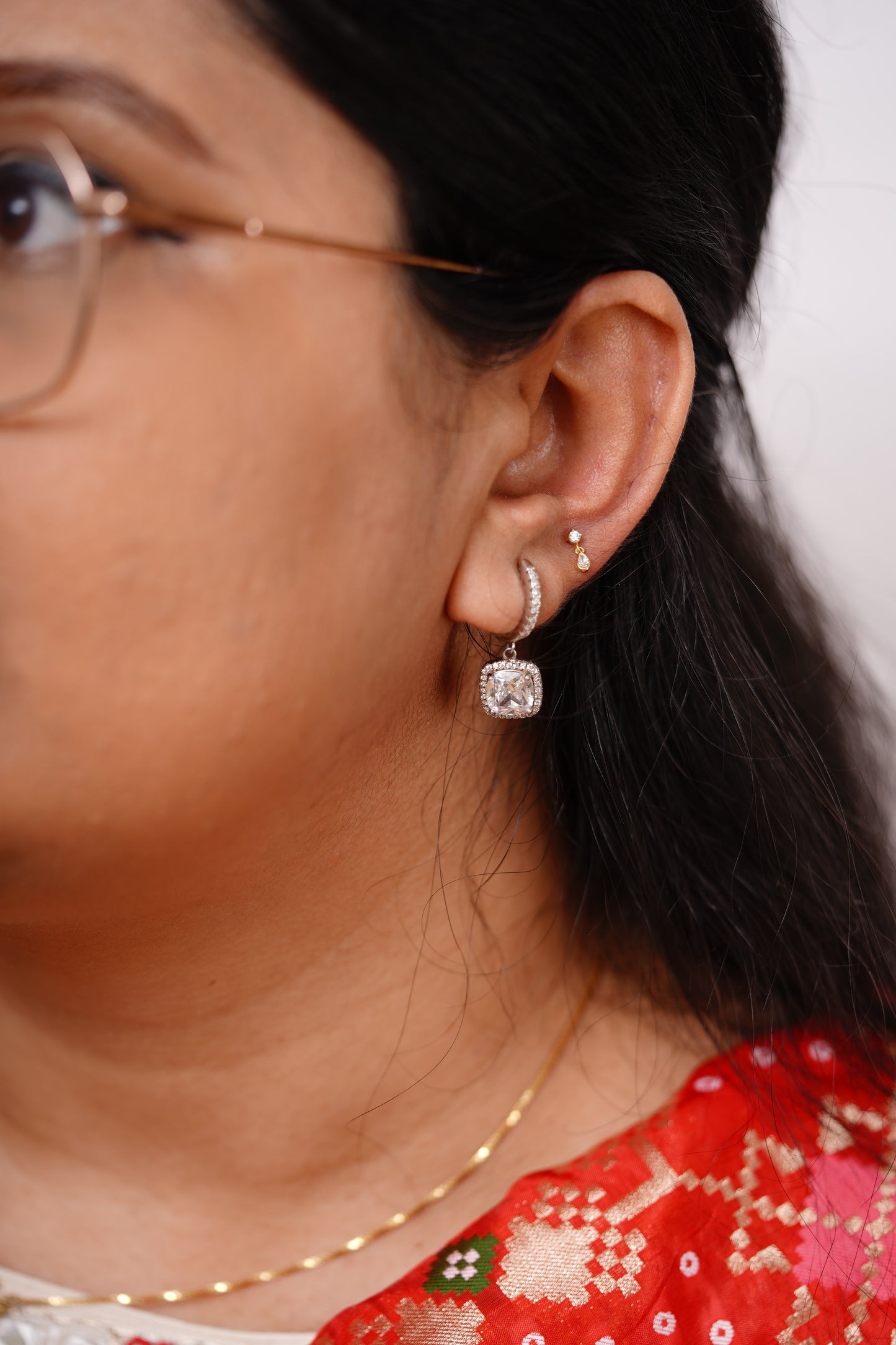 Pear Dangle Piercing Earrings
