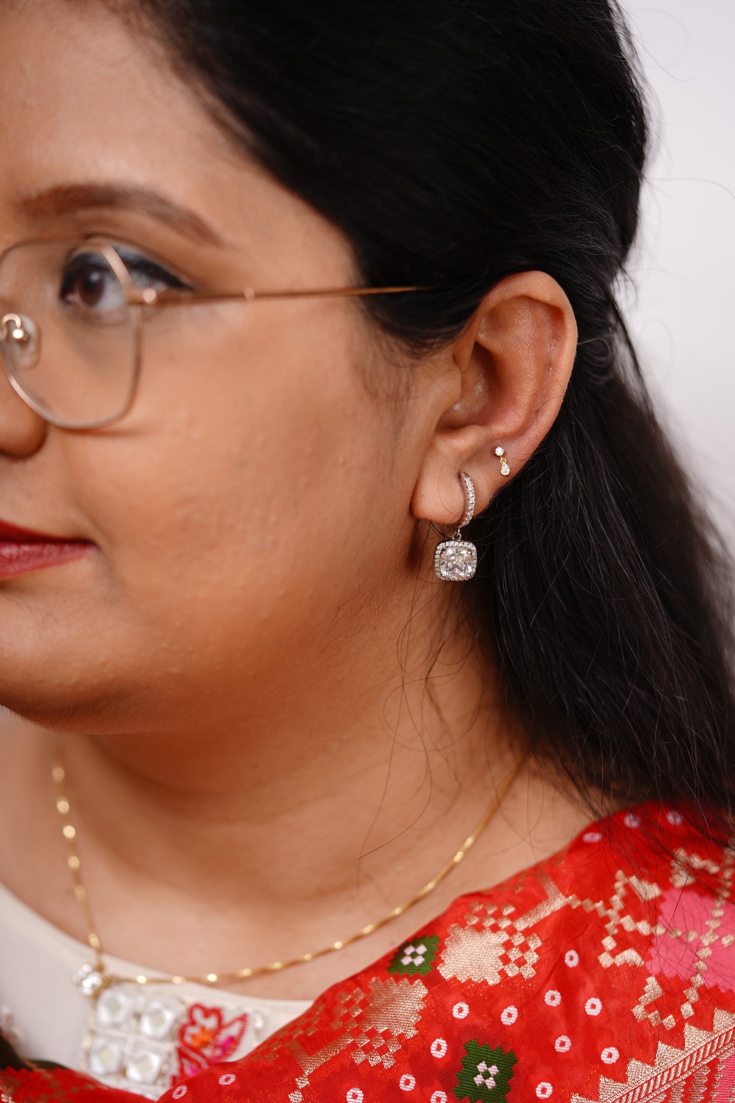 Pear Dangle Piercing Earrings