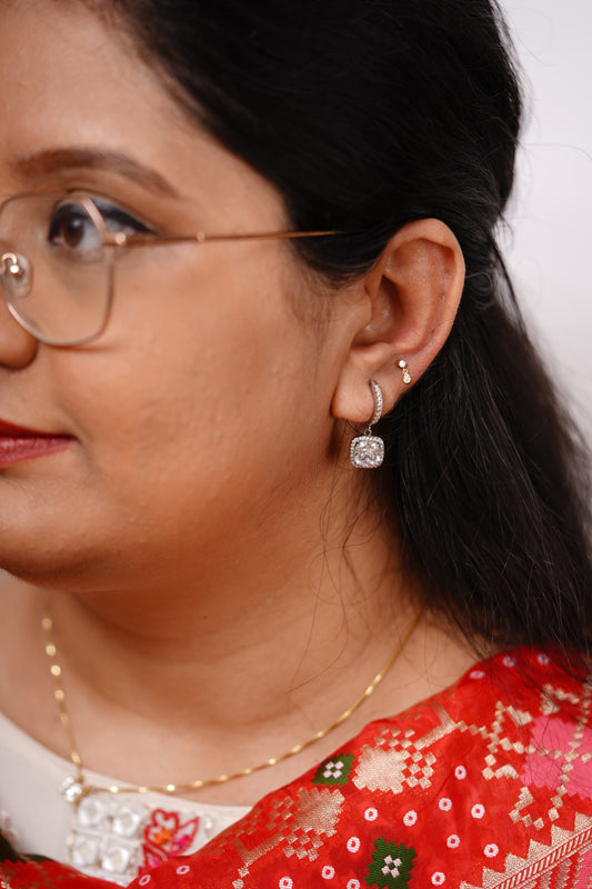 Pear Dangle Piercing Earrings