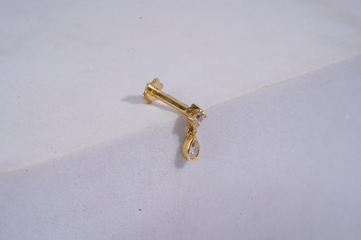 Pear Dangle Piercing Earrings