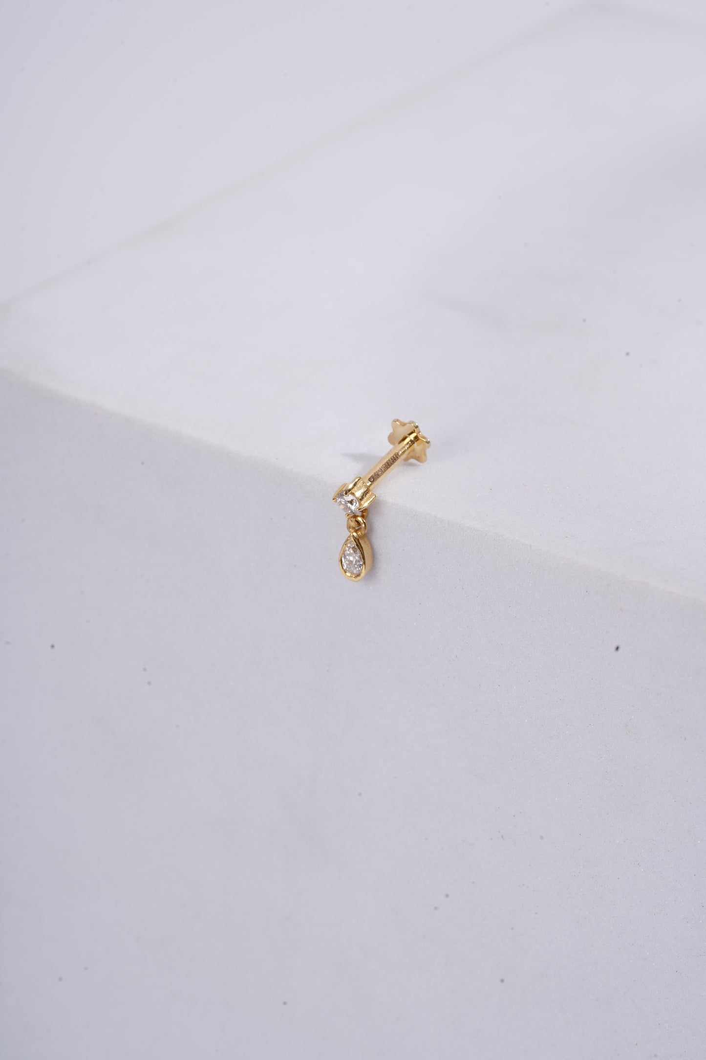 Pear Dangle Piercing Earrings