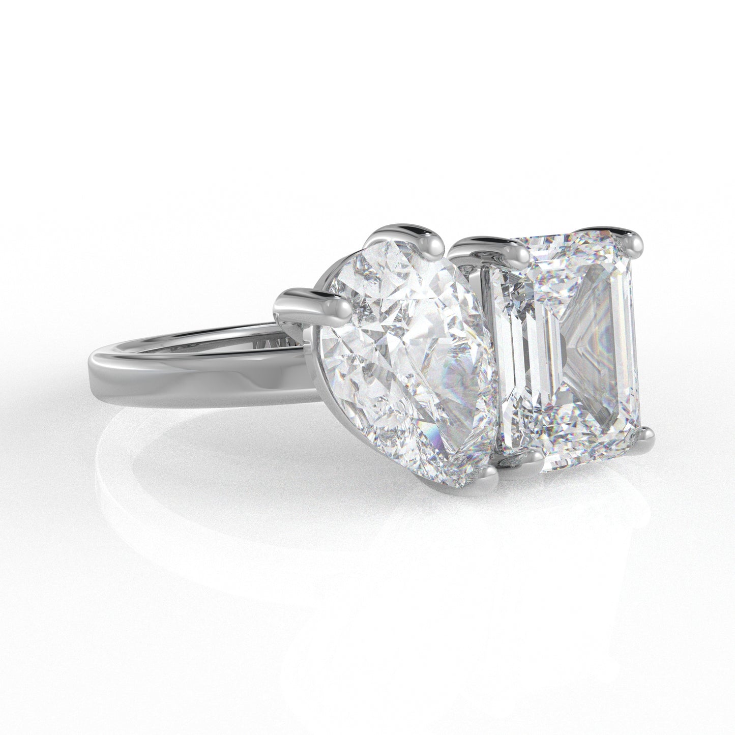 Athena Ring - 2.75 Ct moissanite diamond