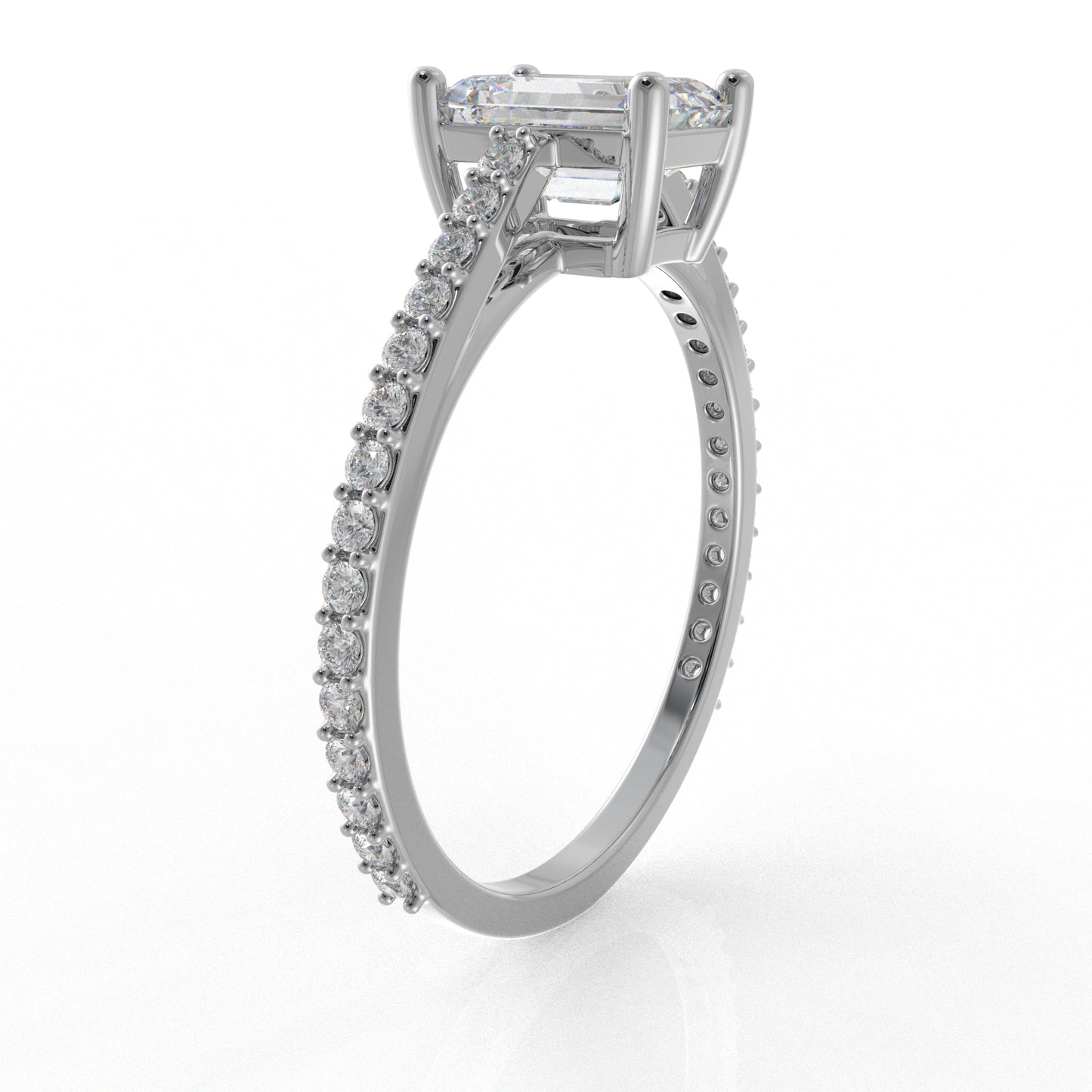 Avery Solitaire Ring 1.21 CT Moissanite Diamond