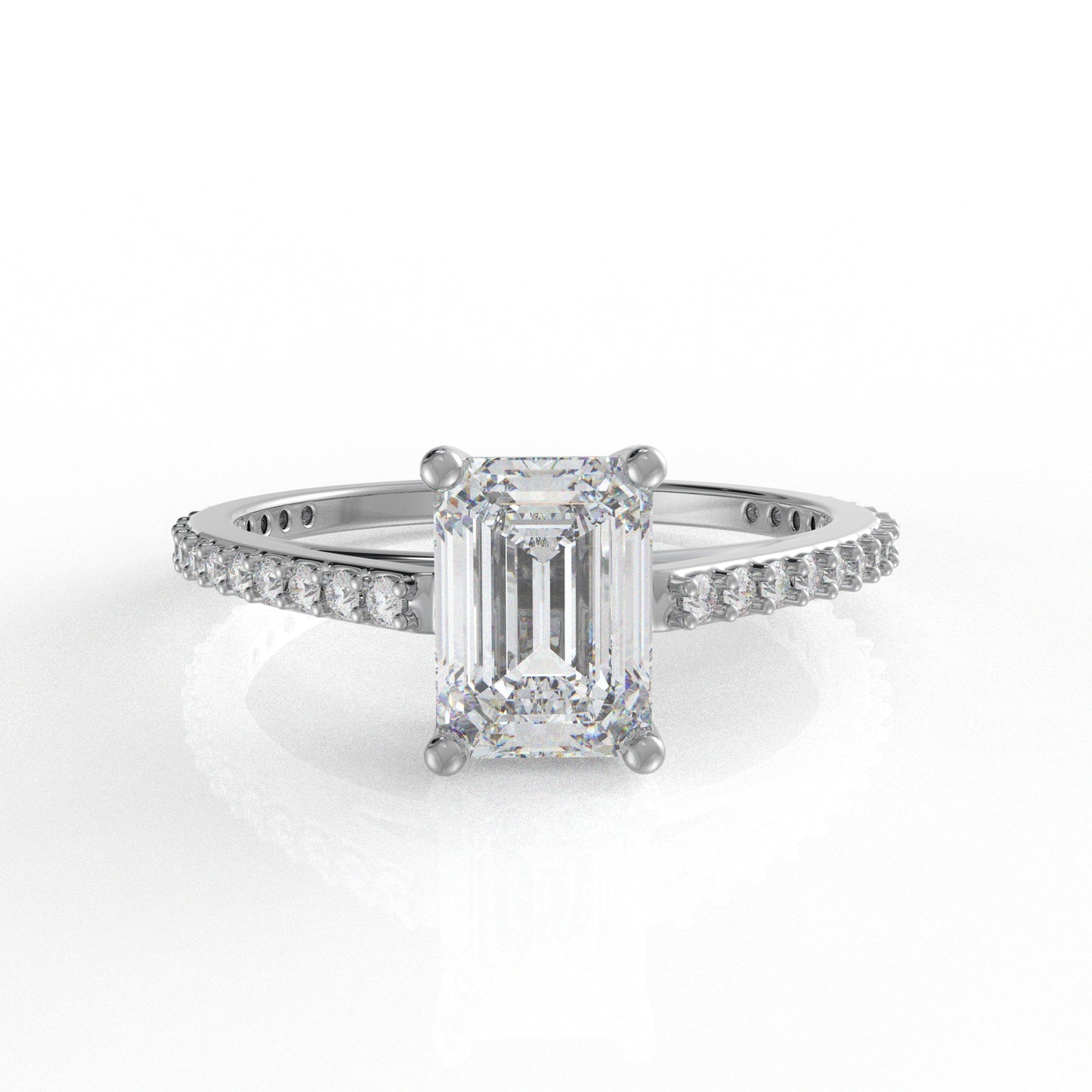 Avery Solitaire Ring 1.21 CT Moissanite Diamond