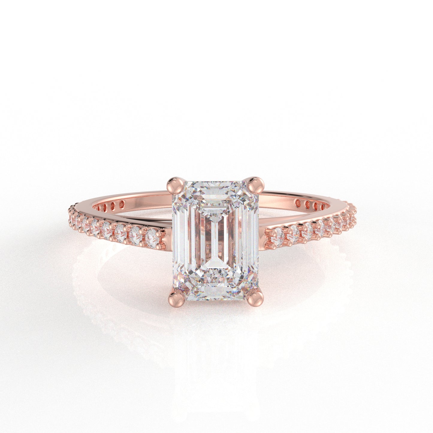 Avery Solitaire Ring 1.21 CT Moissanite Diamond