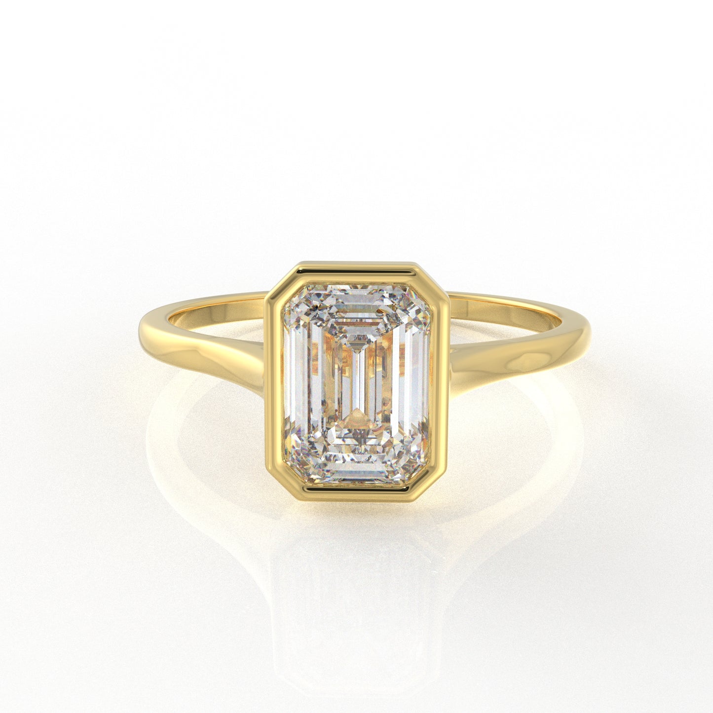 Aria Solitaire Ring 1.02 Carat Moissanite Diamond