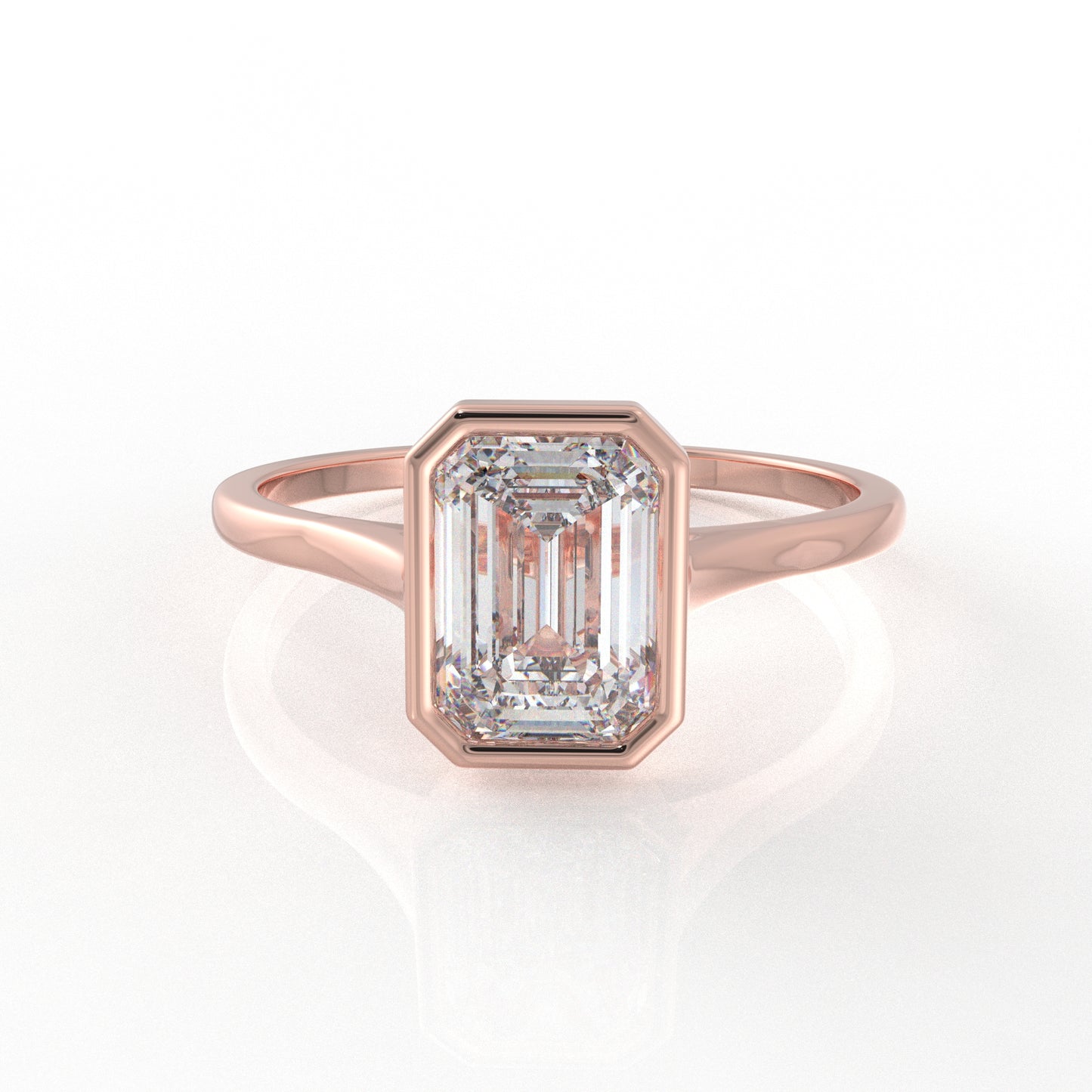 Aria Solitaire Ring 1.02 Carat Moissanite Diamond