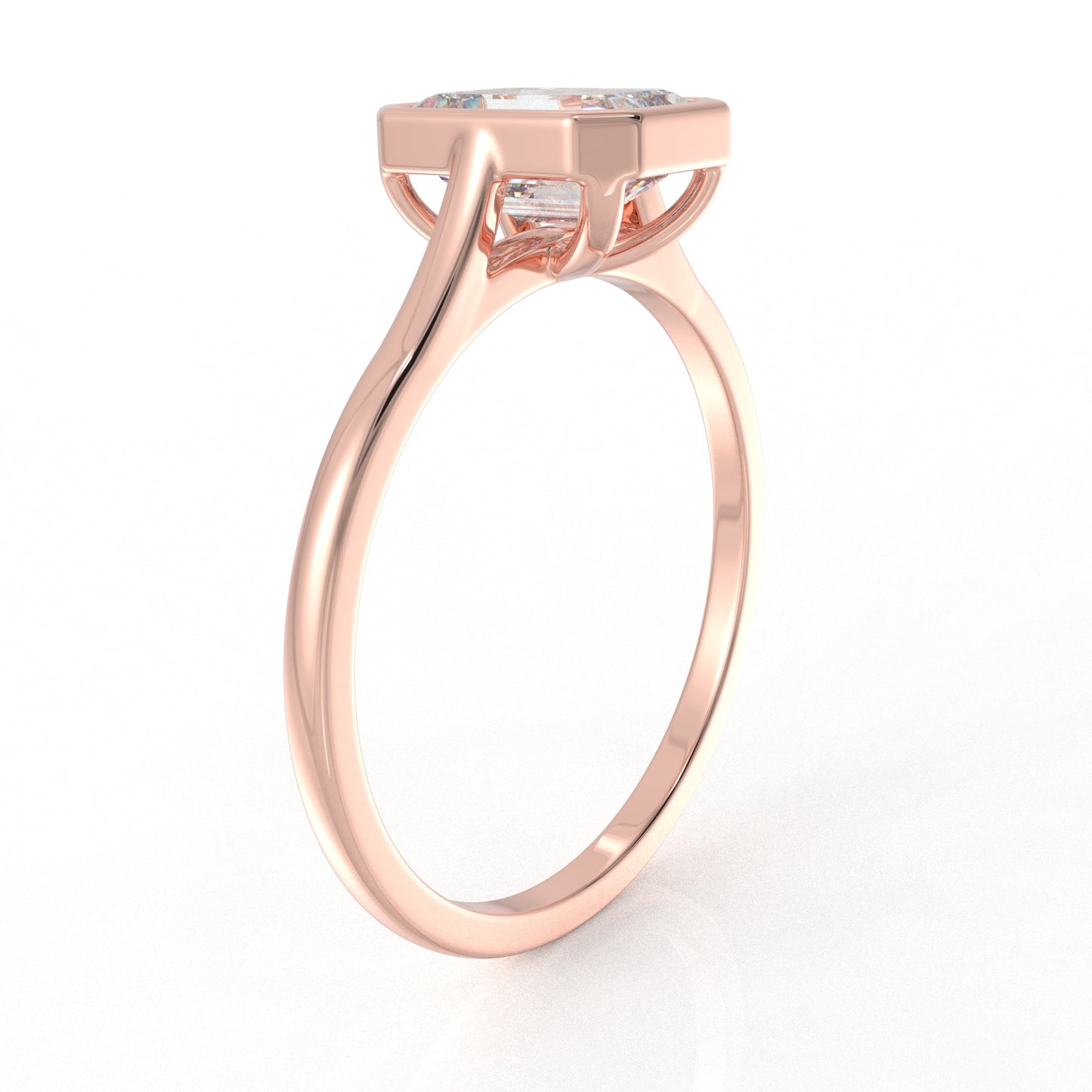 Aria Solitaire Ring 1.02 Carat Moissanite Diamond