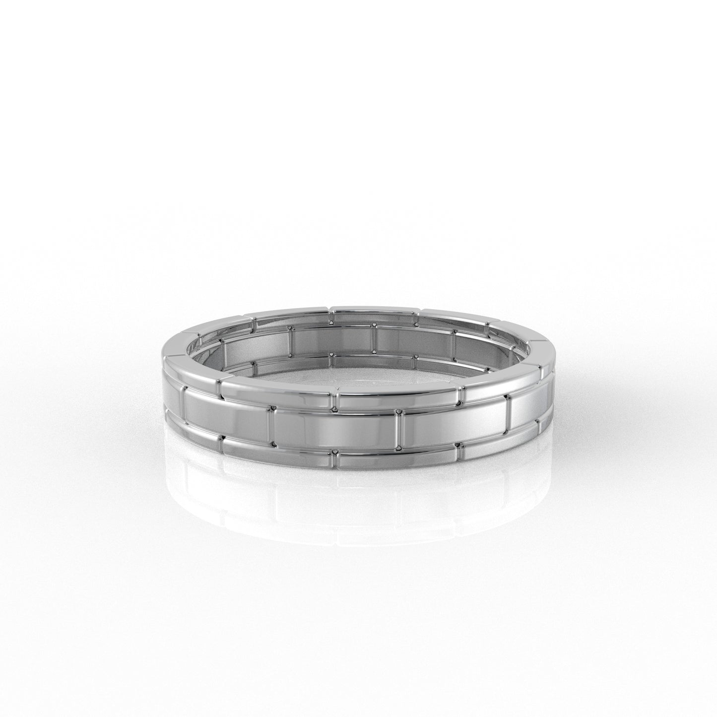 Karan Men's Band in Gold and Platinum by Vai Ra
