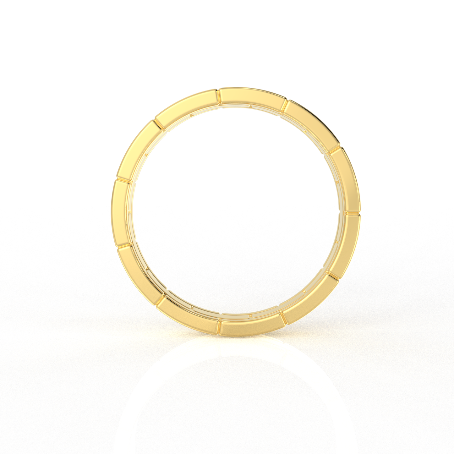 Karan Men's Band in Gold and Platinum by Vai Ra