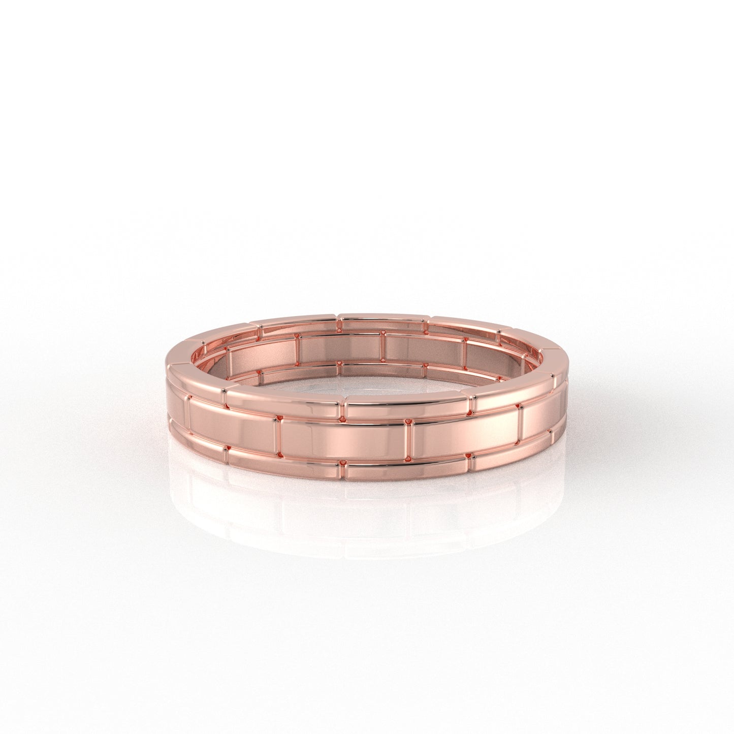 Karan Men's Band in Gold and Platinum by Vai Ra