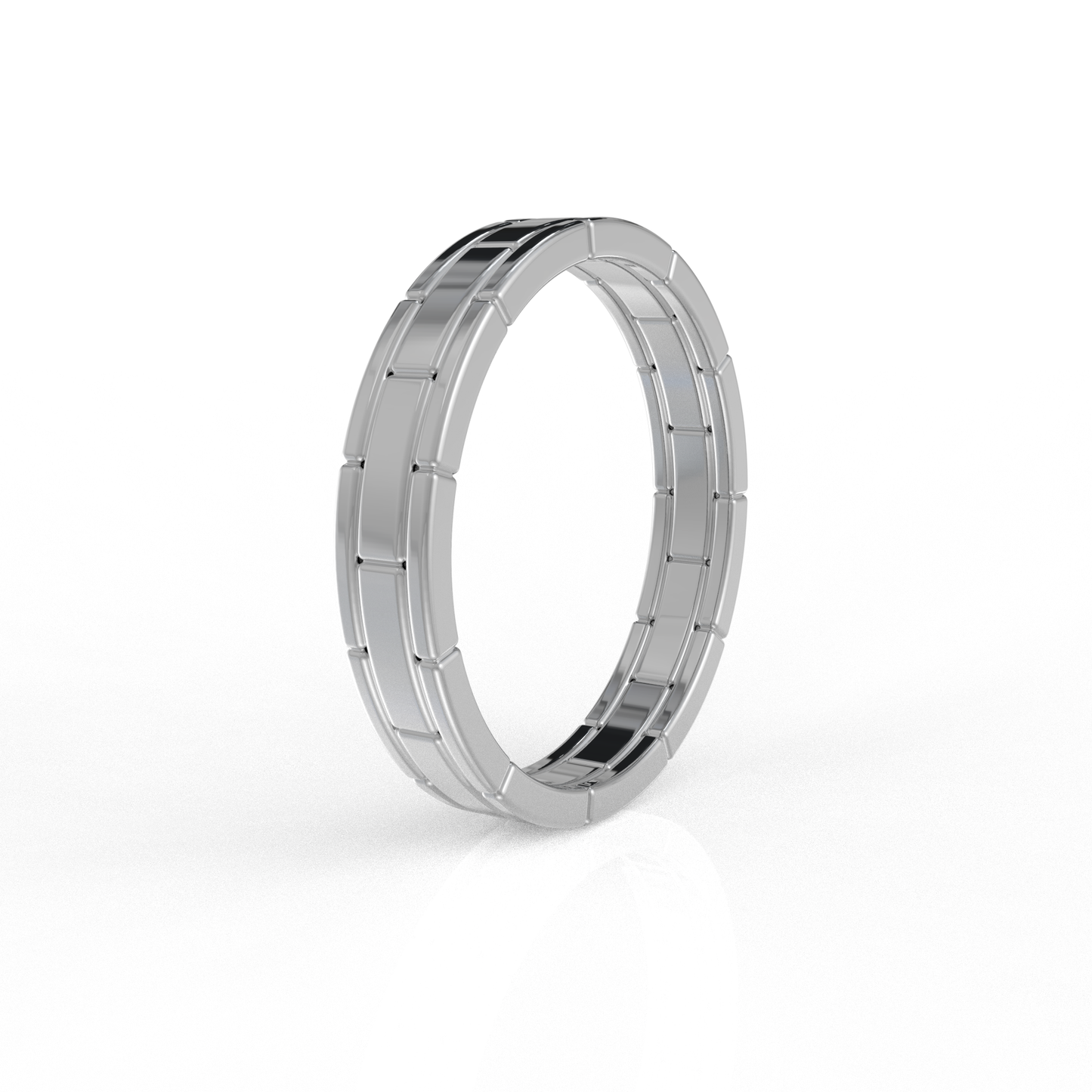 Karan Men's Band in Gold and Platinum by Vai Ra