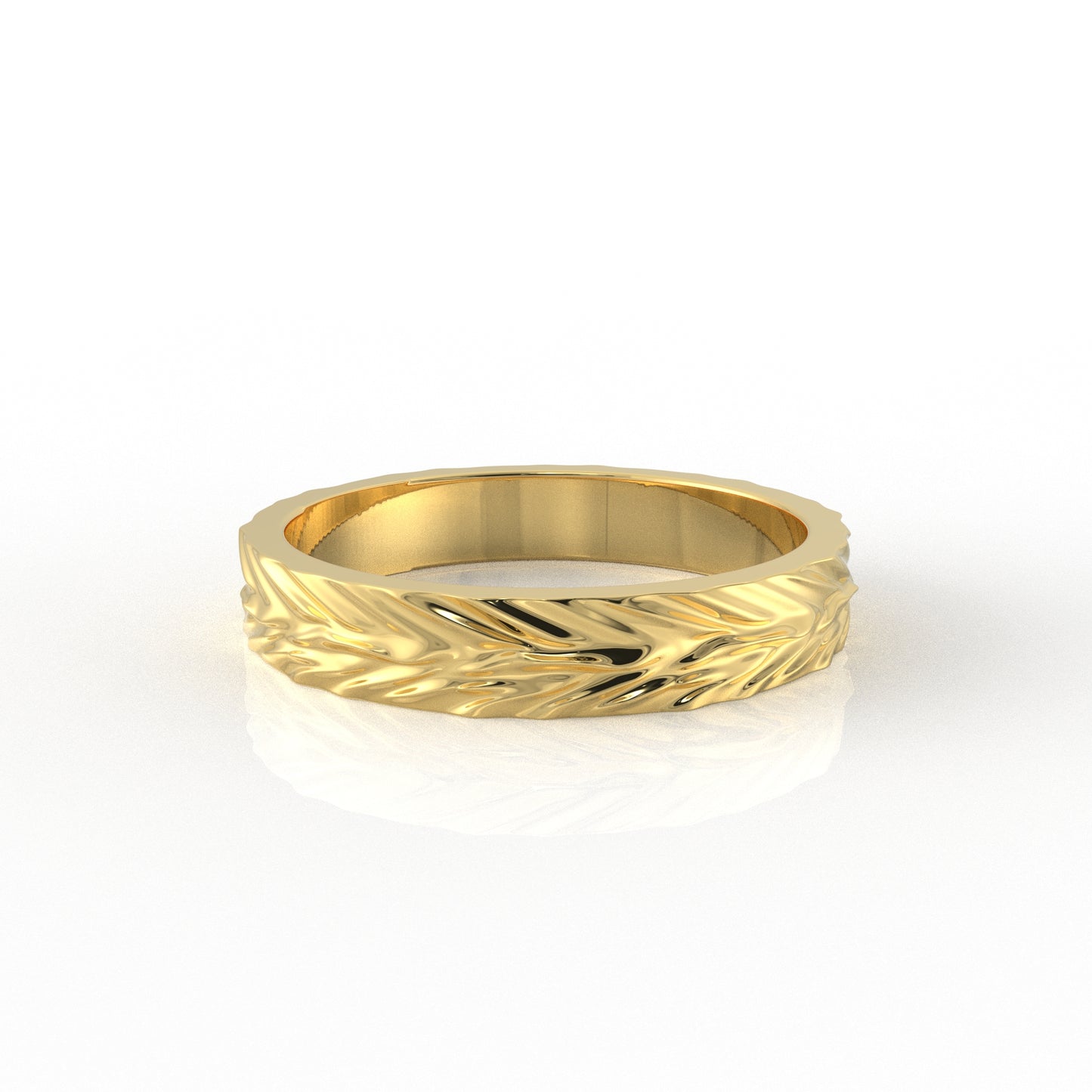 Yajna Men's Band in gold and Platinum by Vai Ra