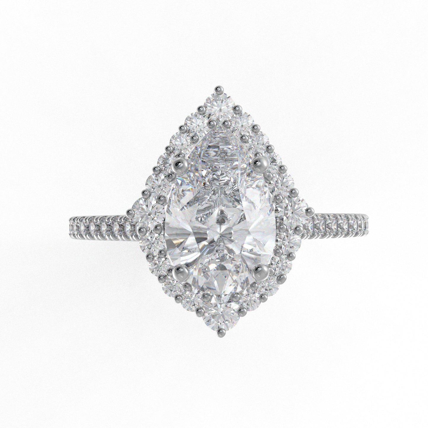 Moissanite Diamond Ring