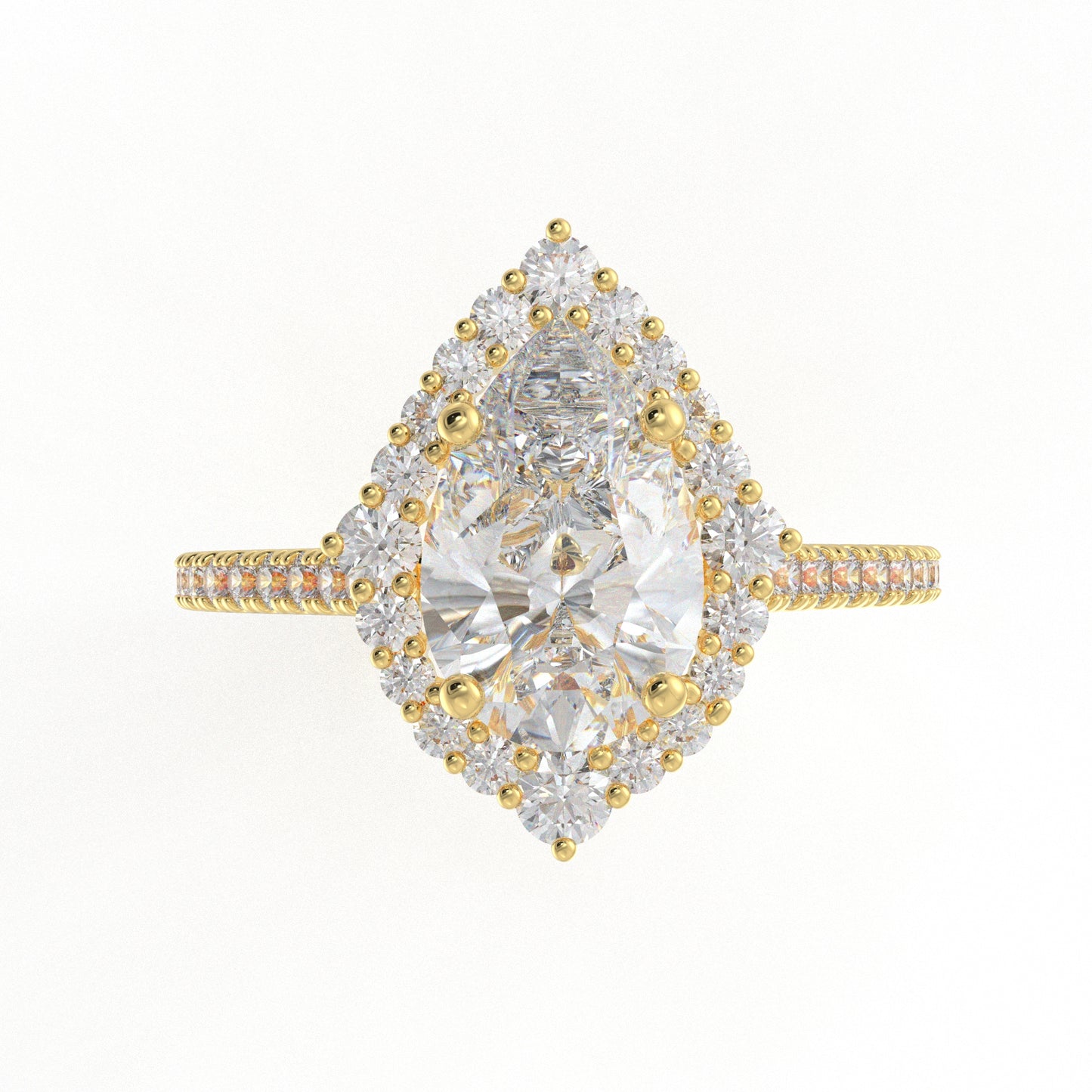 Moissanite Diamond Ring