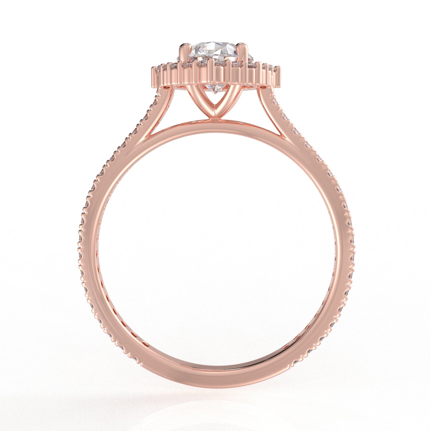 Moissanite Diamond Ring