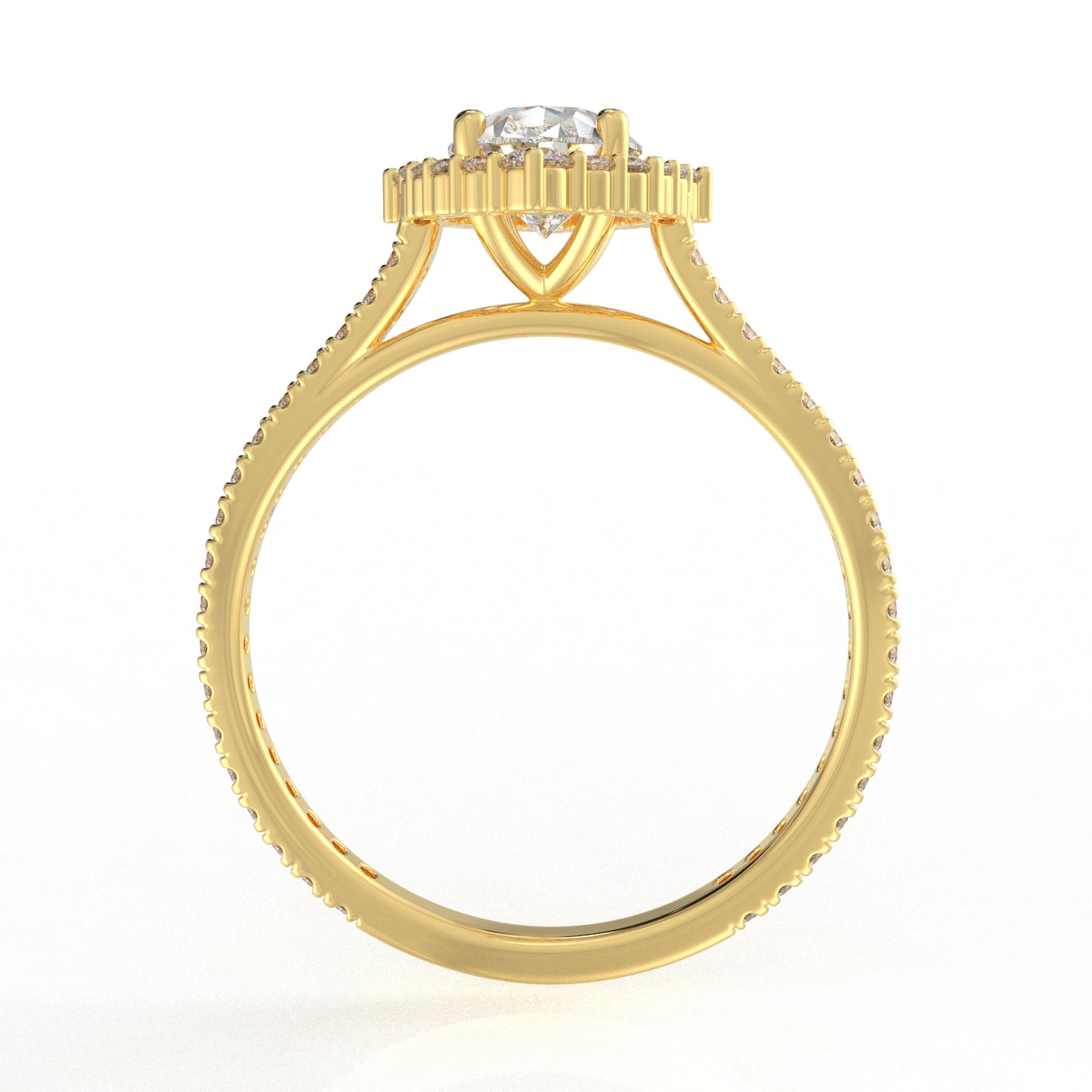 Moissanite Diamond Ring