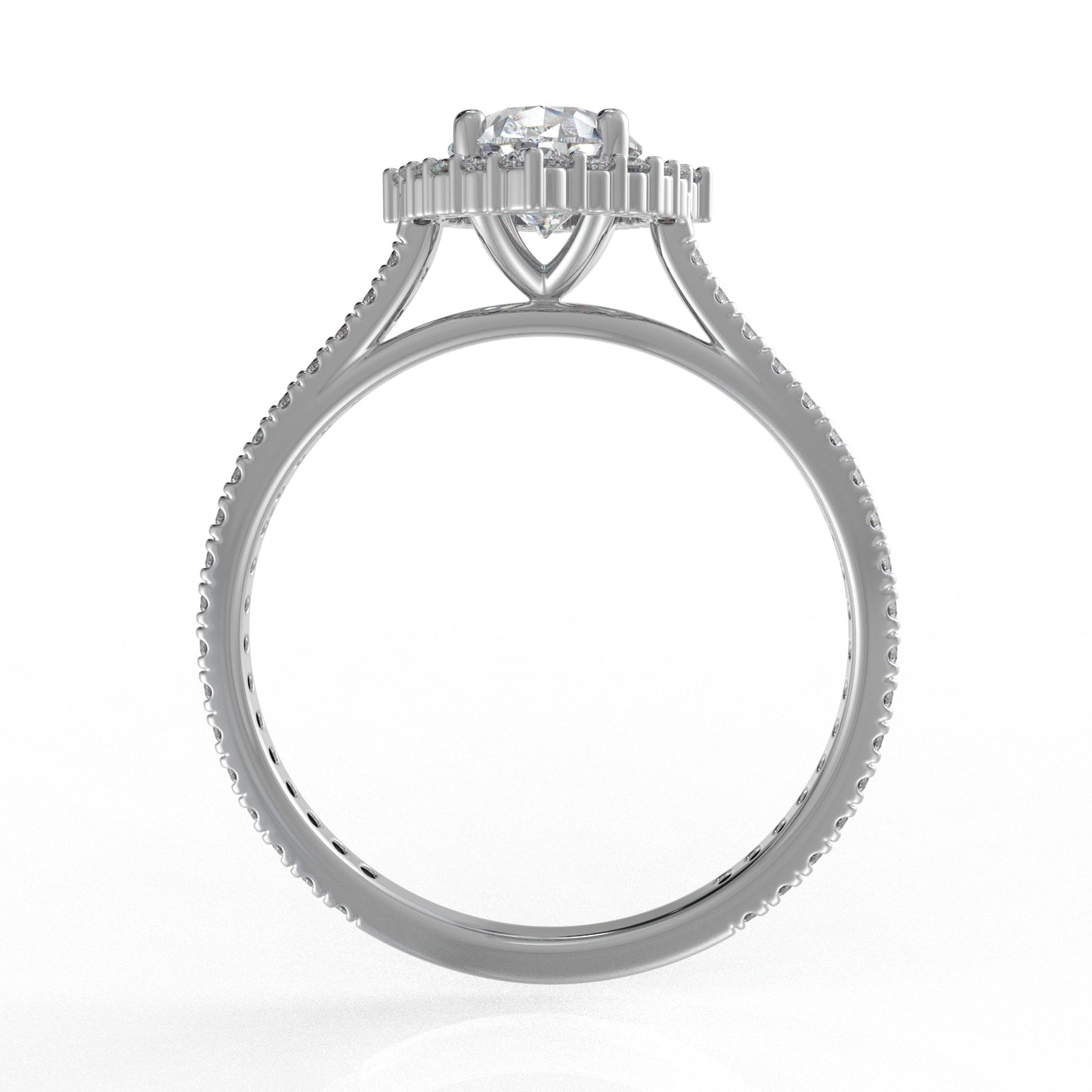 Moissanite Diamond Ring