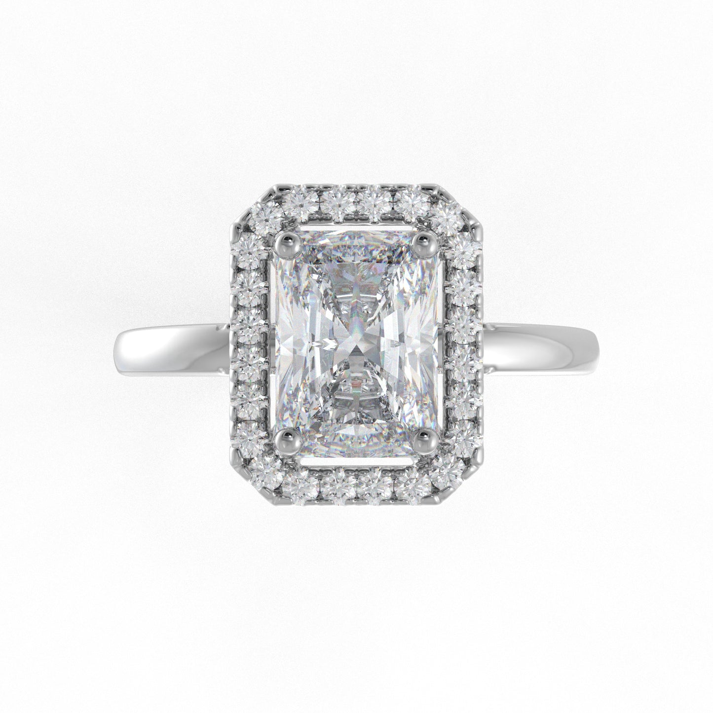 Moissanite Diamond Ring