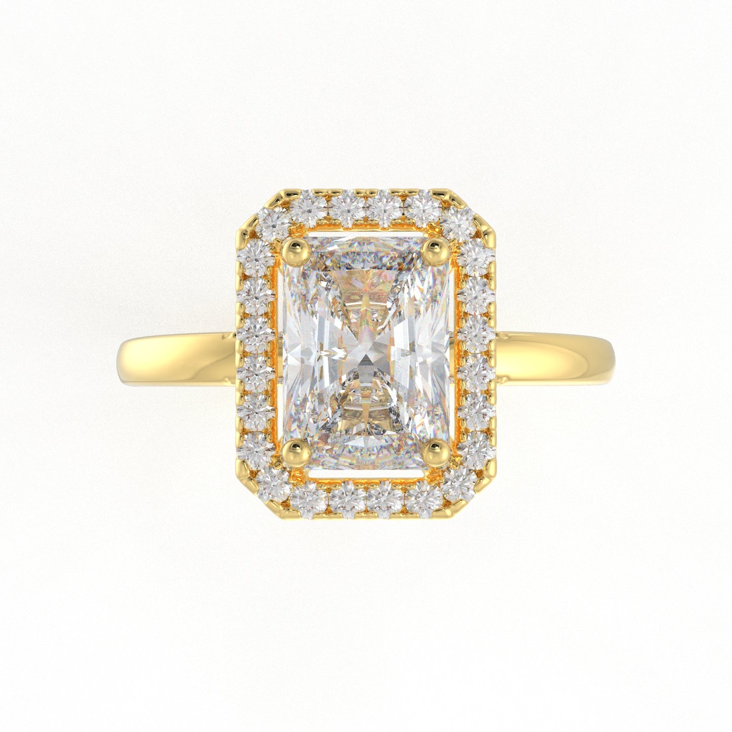 Moissanite Diamond Ring